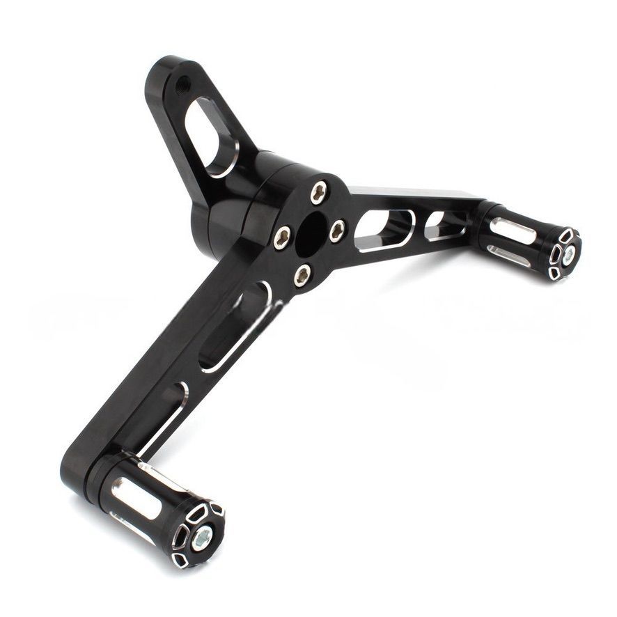 ハーレー スポーツスター シーソーペダル CNCアルミ製 ブラック ヒールトゥシフター XL883 XL1200 2004～2025年対応