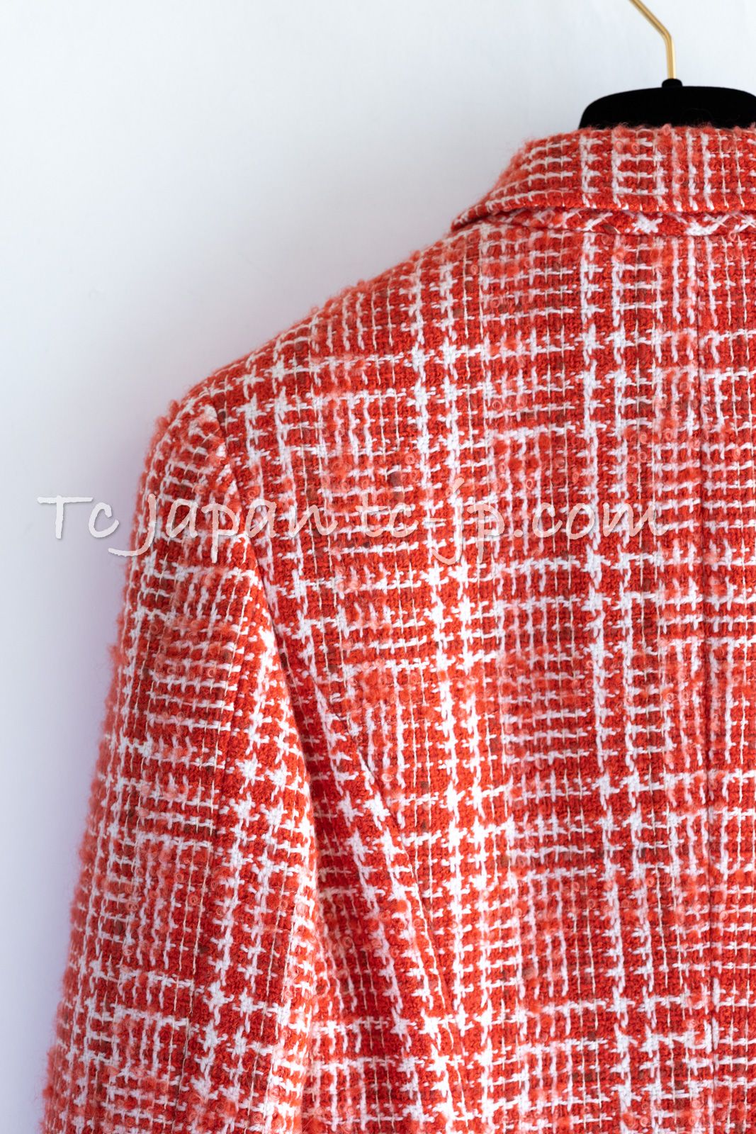 シャネル ジャケット CHANEL 貴重 キャンペーン限定品 レッド ホワイト  