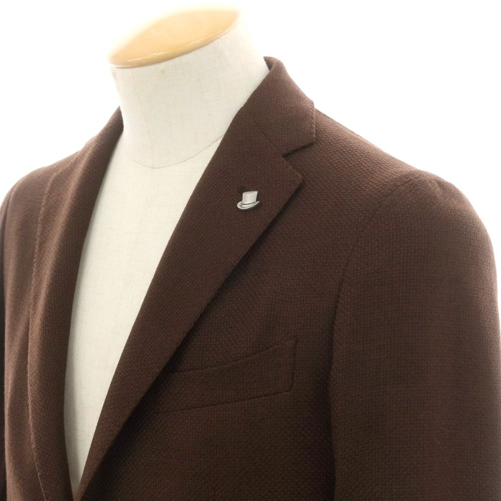 タリアトーレ TAGLIATORE ウール テーラードジャケット ブラウン サイズ44 メンズ