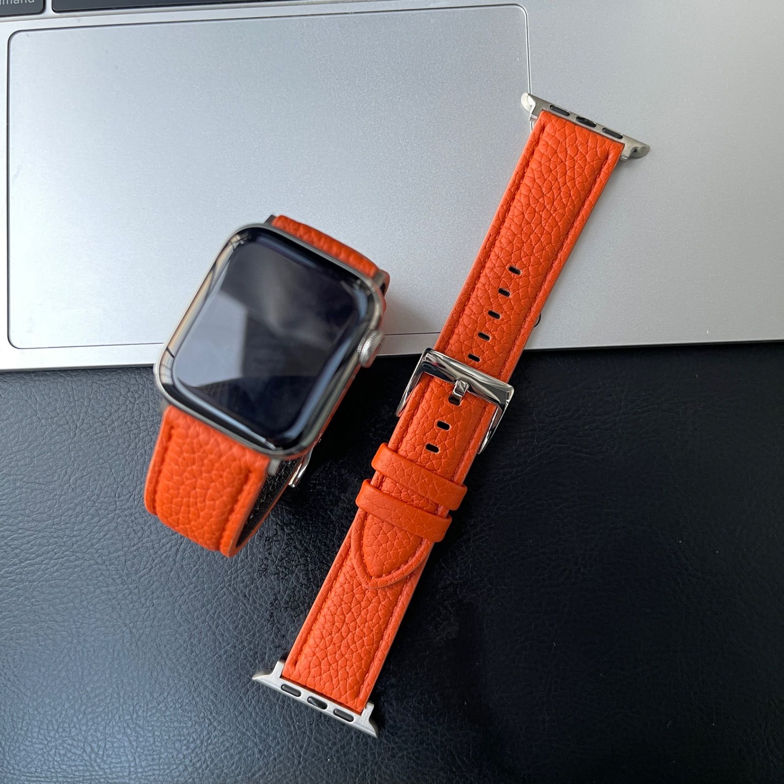 MODIGI Apple Watch レザーバンド 45mm 44mm 49mm 46mm 42mm