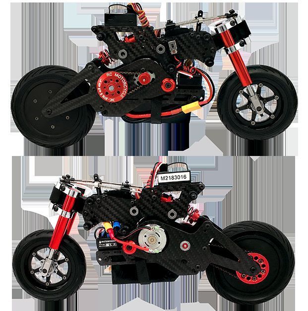 即、走行可能1/8 オートバイ XRider MARS ☆強靭 カーボンシャーシ ラジコン バイク ラジコン オートバイ - メルカリ