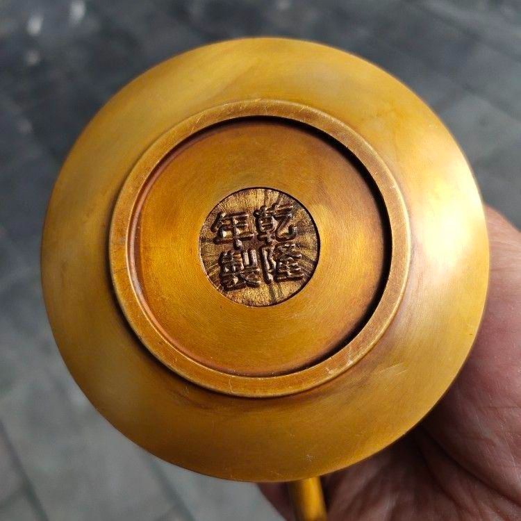 浮彫 竜紋茶壺 酒壺 銅壺 茶道 工芸品 美術品 置物 銅製 浮彫