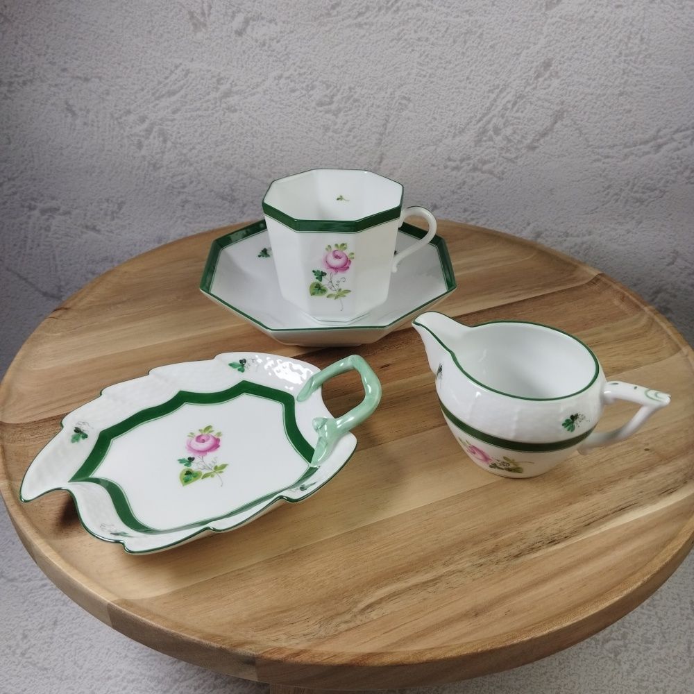 美品】ヘレンド ウィーンの薔薇 3種セット HEREND/ 25h032