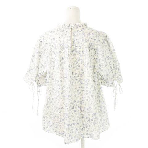 レディース 【シアー素材】ラルフローレン ♡小花柄シアーリボンブラウス