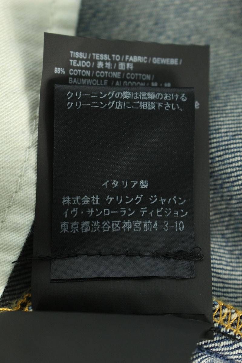 サンローランパリ 434226 Y850M ウォッシュドデニムパンツ メンズ 30