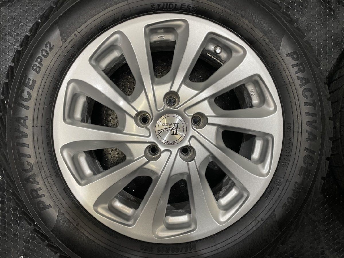 PRACTIVA ICE BR02 215/60R16】スタッドレス【D.O.S TURBINE II 16 