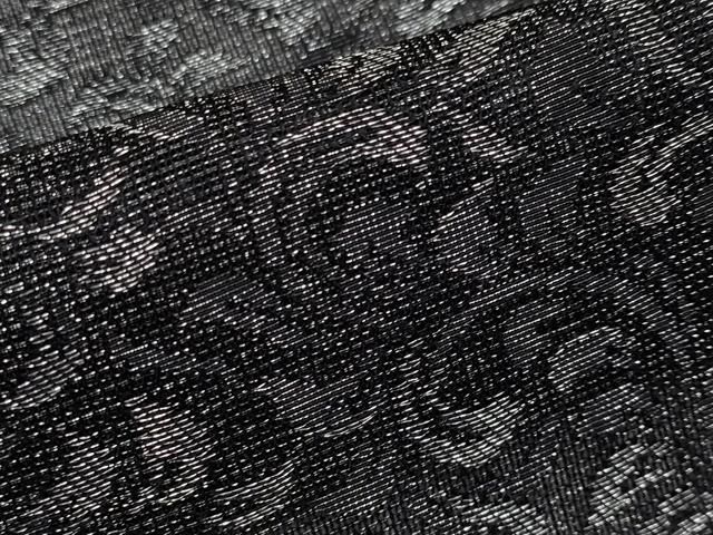 平和屋本店□極上 スリーシーズン 春夏秋 塵除け 長羽織 唐草紋紗 銀糸