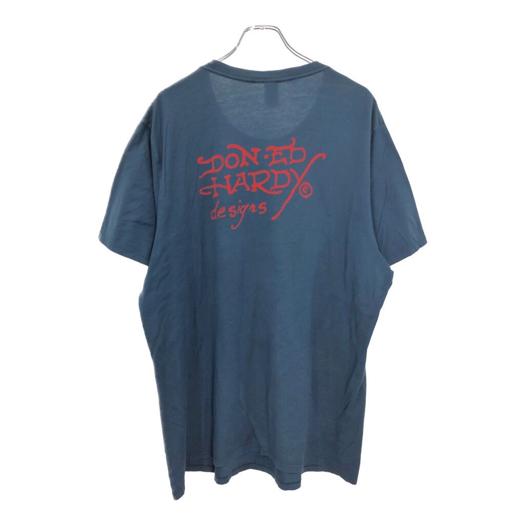 Ed Hardy スカル ガイコツ ドクロ 半袖Tシャツ 大きいサイズ