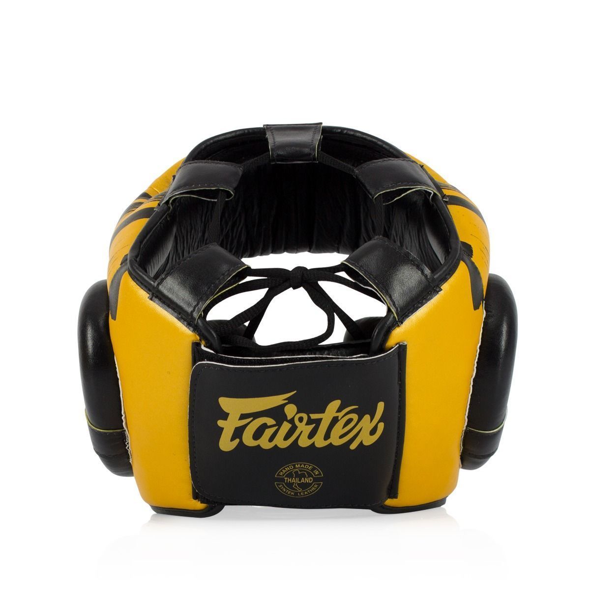 新品】Fairtex フェアテックス ヘッドギア HG16 lace up ゴールド