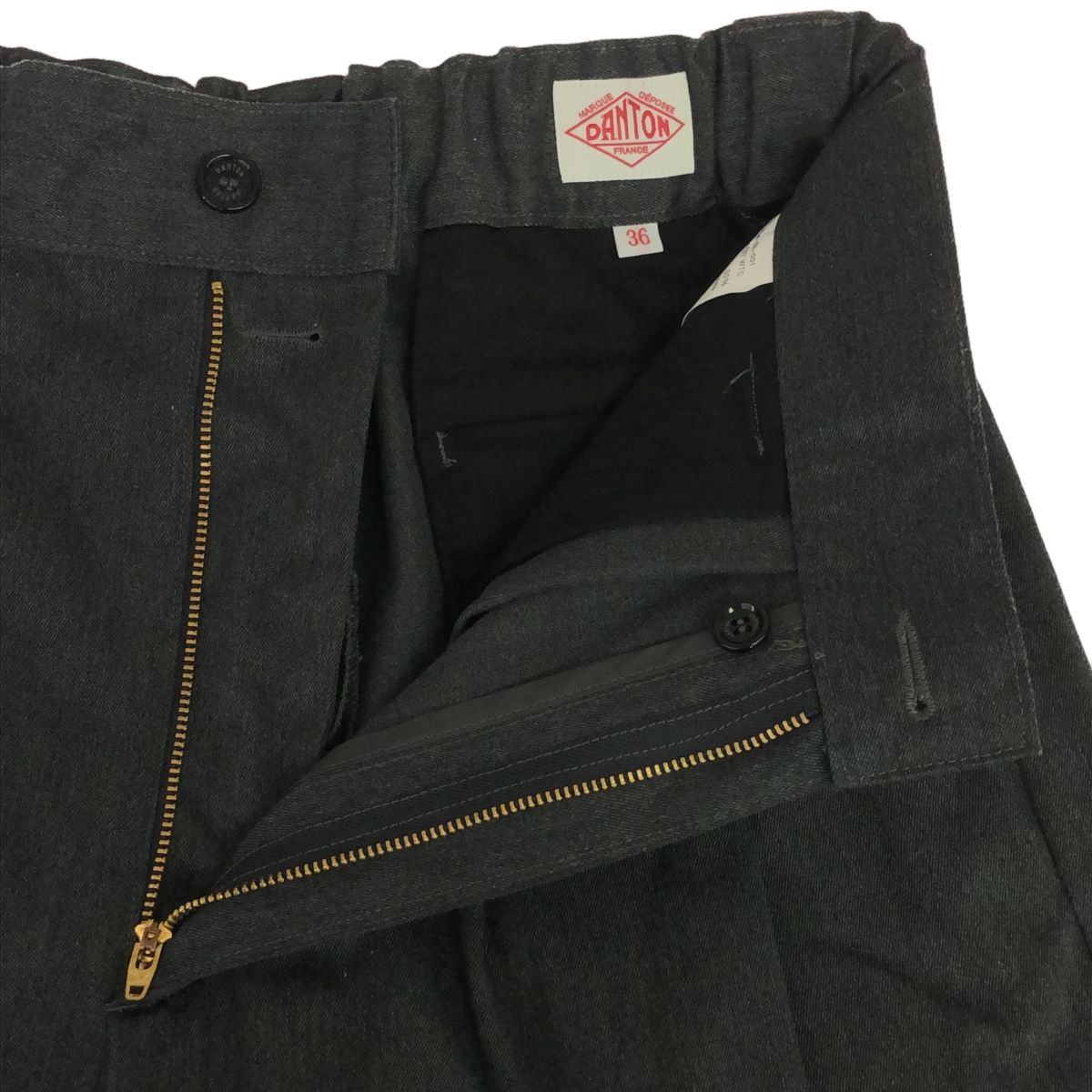 DANTON ダントン 18/AW JD-2597 2タックワイドパンツ ワイド