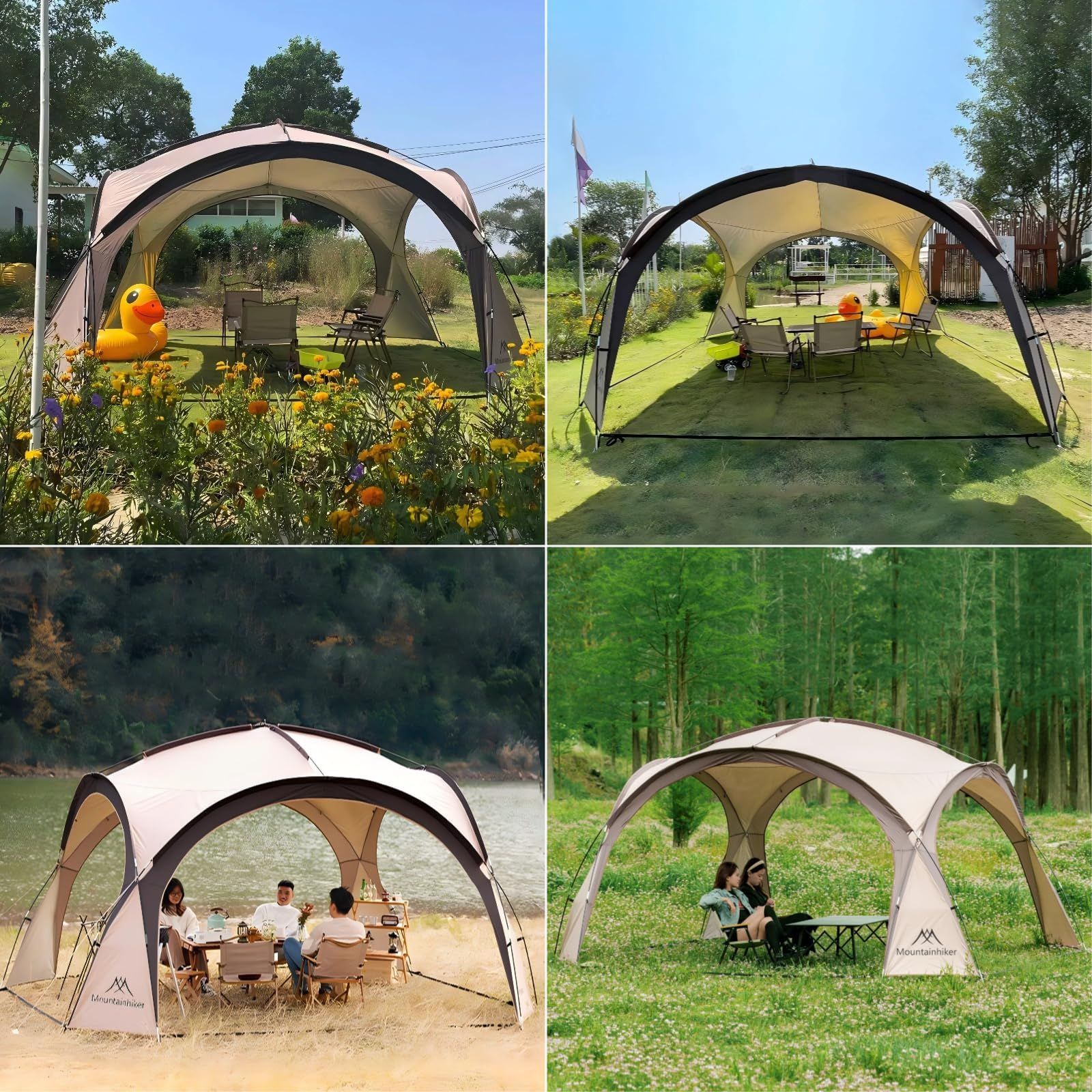 組み立てが簡単 夏の屋外キャンプ