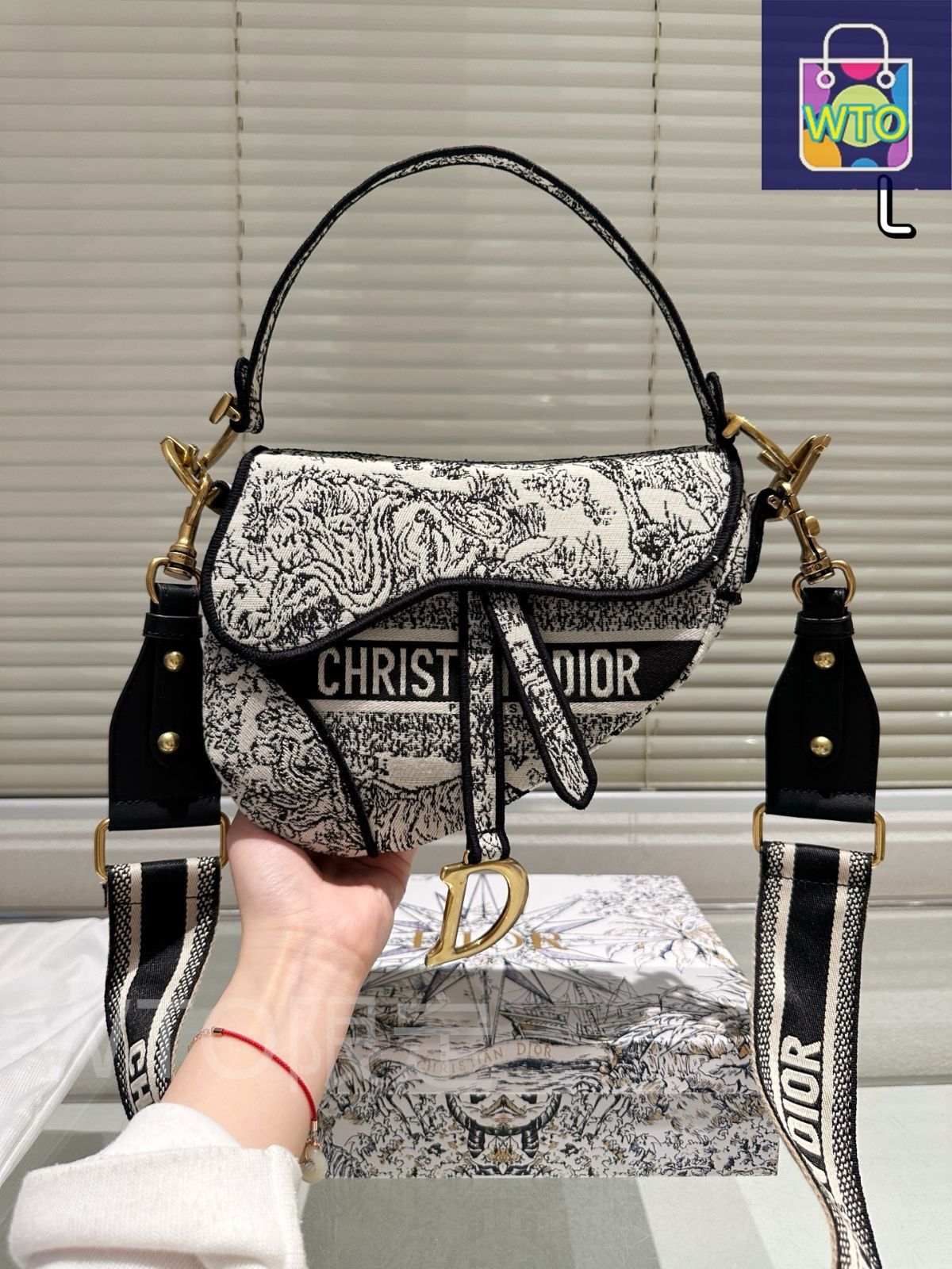 国関込【スタイリッシュ！５色展開】DIOR Saddle バッグ image_808a725e-c67a-4943-a93d-