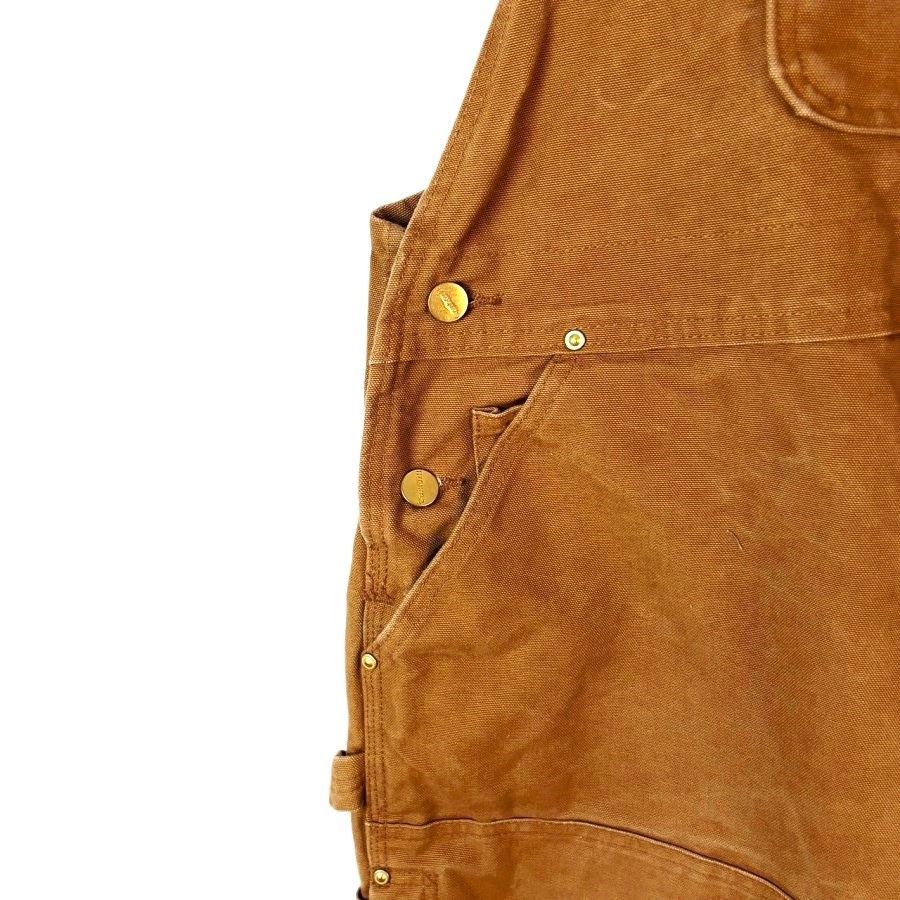 Carhartt 茶色 オーバーオール Loose Fit Firm Duck Bib Overall | Carhartt Reworked