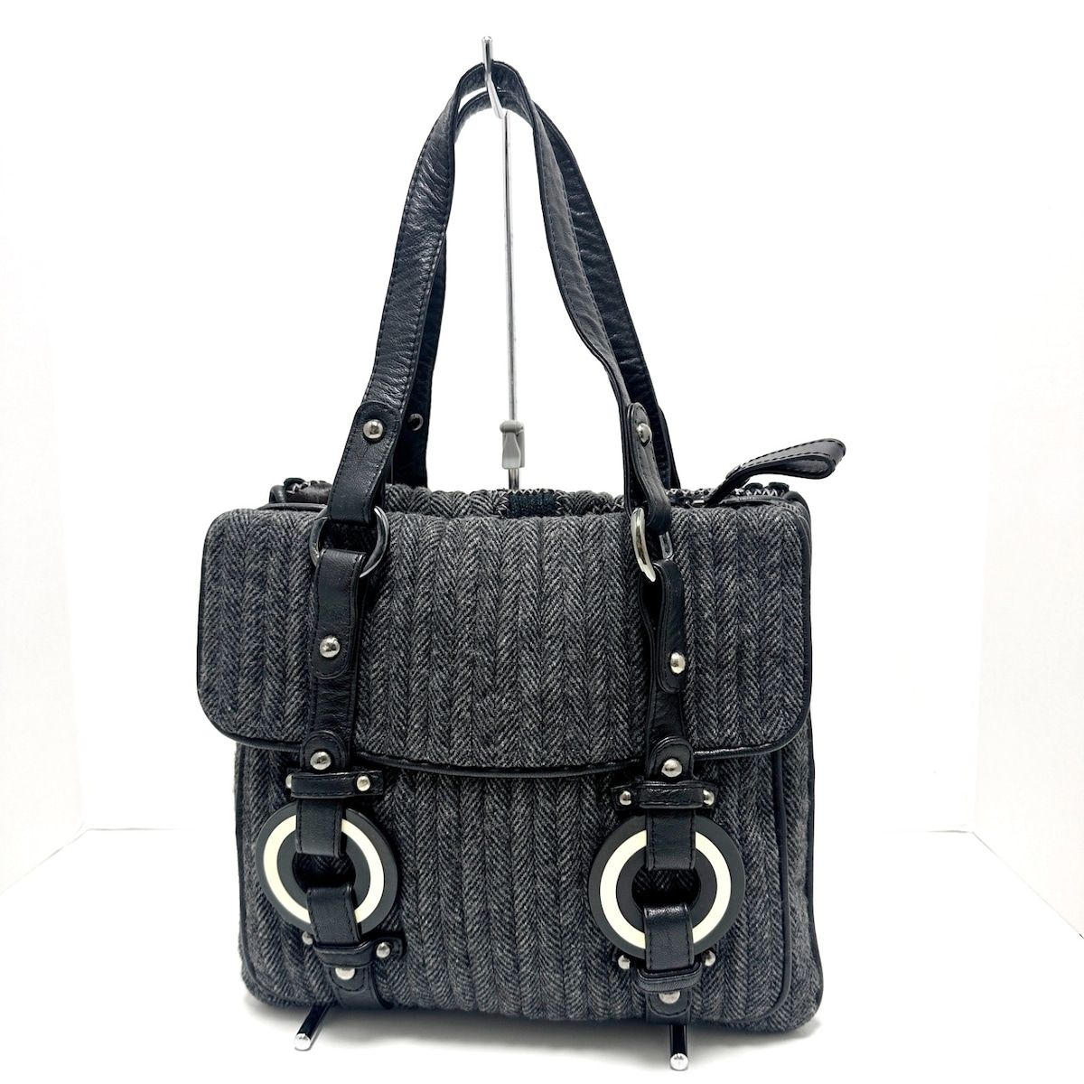 ジャーマンピエッシュ JAMIN PUECH バッグ ビーズ レザー ブラック JAMIN PUECH (ジャマンピュエッシュ)トートバッグCORNELIUS