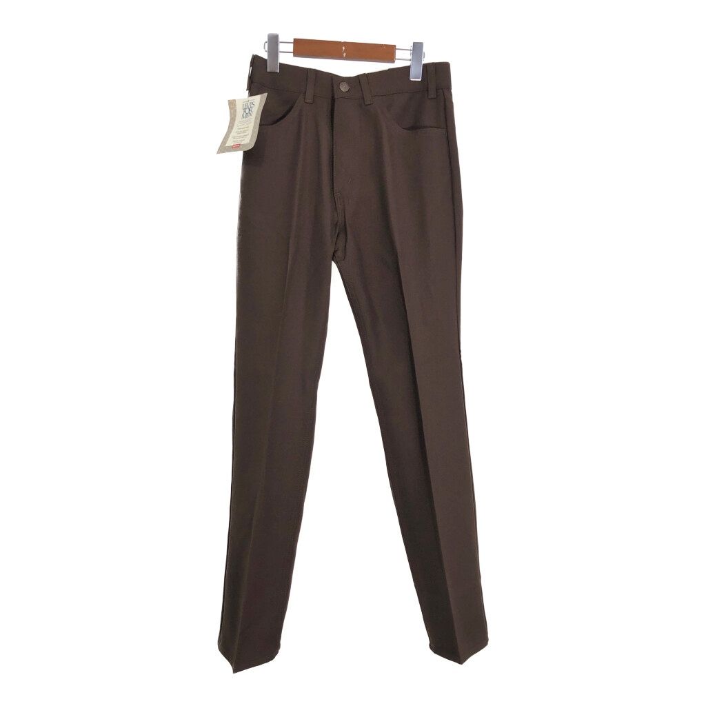 80年代 Levi s リーバイス STA-PREST スタプレスト ブラウン メンズ W32 L32 古着 U2600