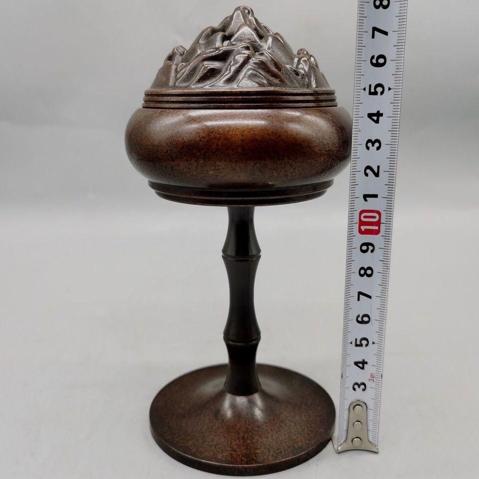 銅 細工 博山炉 禅意香炉 茶室香炉 装飾品 工芸品 置物 銅製 博山炉 禅意香炉 茶室香炉 香道具 装飾品 工芸品 置物