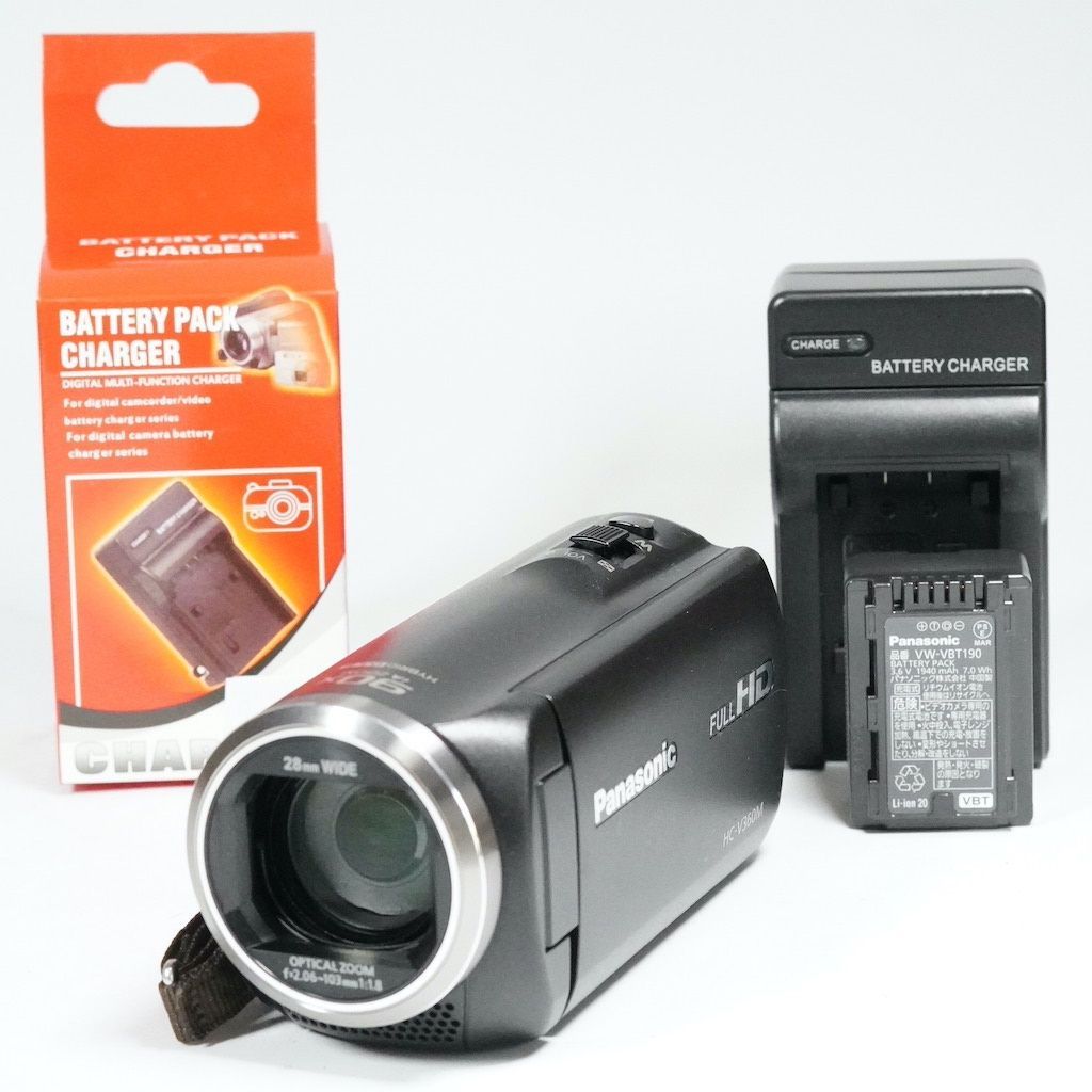 Panasonic パナソニック HC-V360M ブラック 動作OK 返金保証