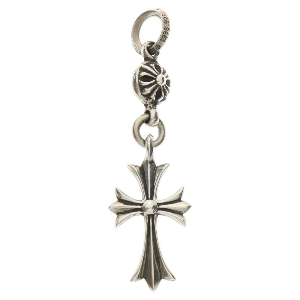 CHROME HEARTS クロムハーツ 1B TNY CH CRS 1ボール タイニー CHクロス チャーム ペンダントトップ シルバー BCA197