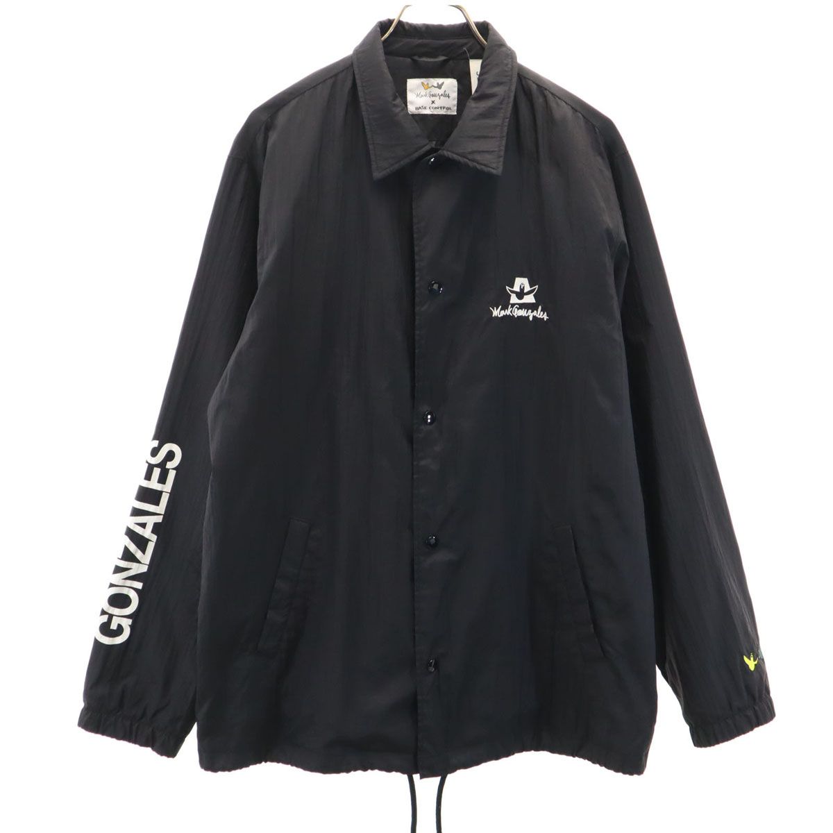 Mark Gonzales マークゴンザレス コーチジャケット XL 黒 メンズ 古着 