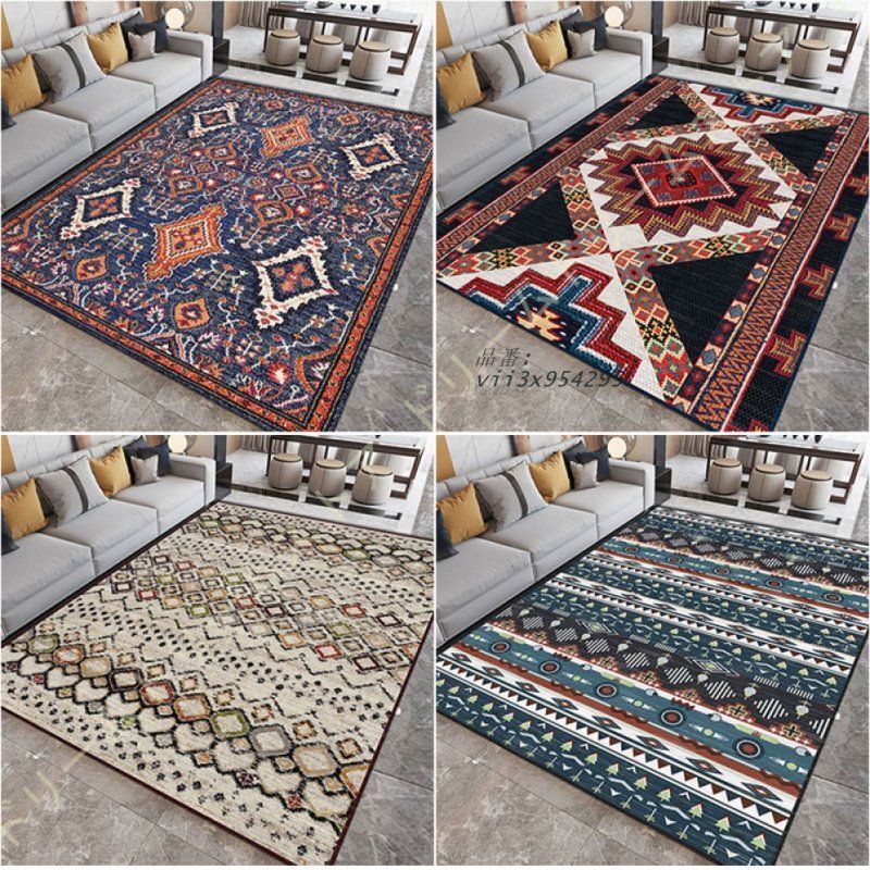 ラグ 長方形 絨毯 ラグマット カーペット モダン エレセンターラグ リビング 応接室 応接間 クラシック デザインラグ レトロ 客間 モロッコ 花柄  vii3x954295