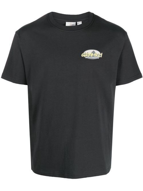 グラミチ ロゴ入りコットンTシャツ