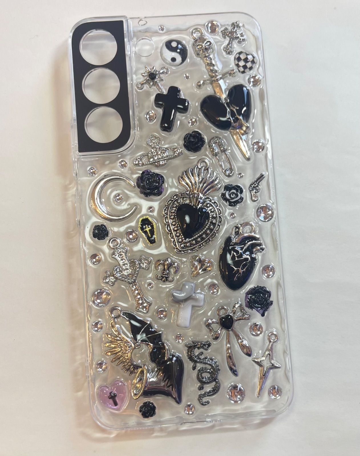 デコ電　スマホケースデコ　GALAXYs22 Androidケース