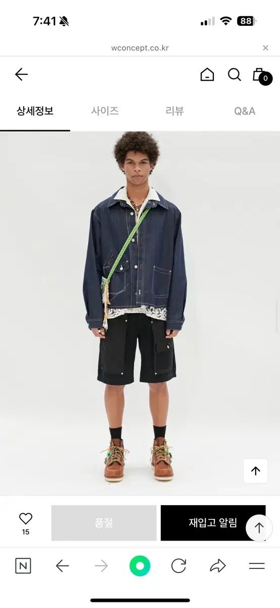 Andersson Bell(アンダースンベル) バミューダ NAMIBIA COTTON