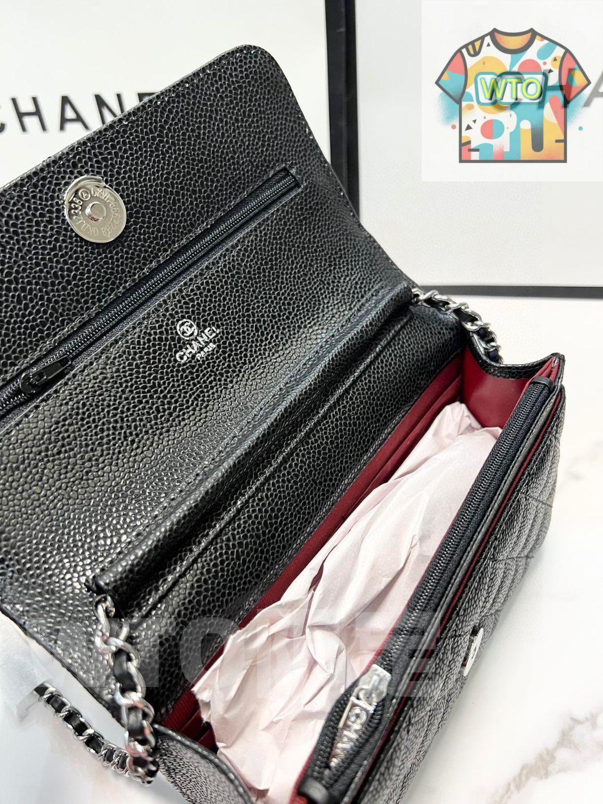 CHANEL黒ボレロ新品 今日特価】Chanel 香奈儿 黒色 ワンウェイクロスボックス