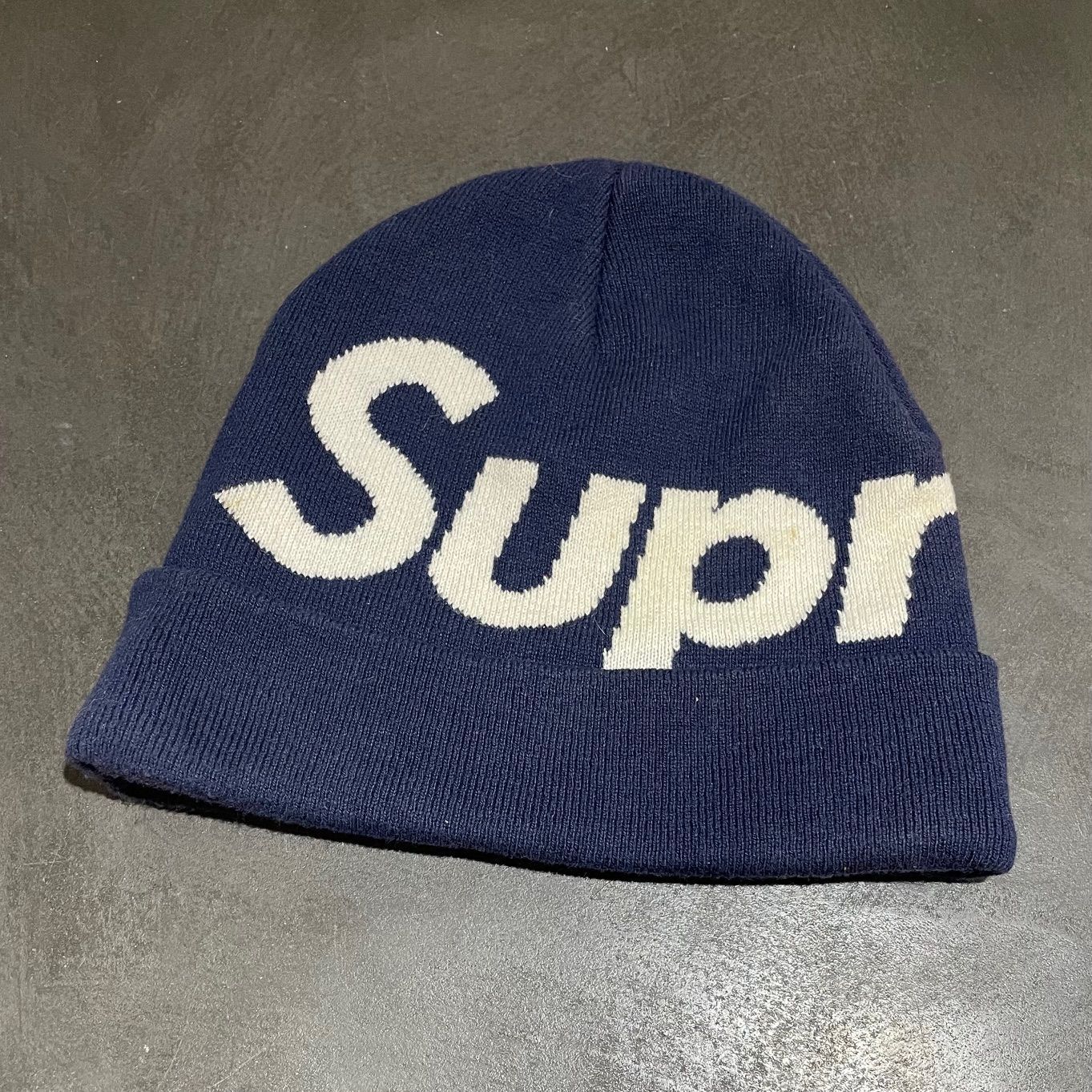 国内正規 SUPREME Big Logo Beanie カシミヤ混 ビッグロゴ ビーニー 