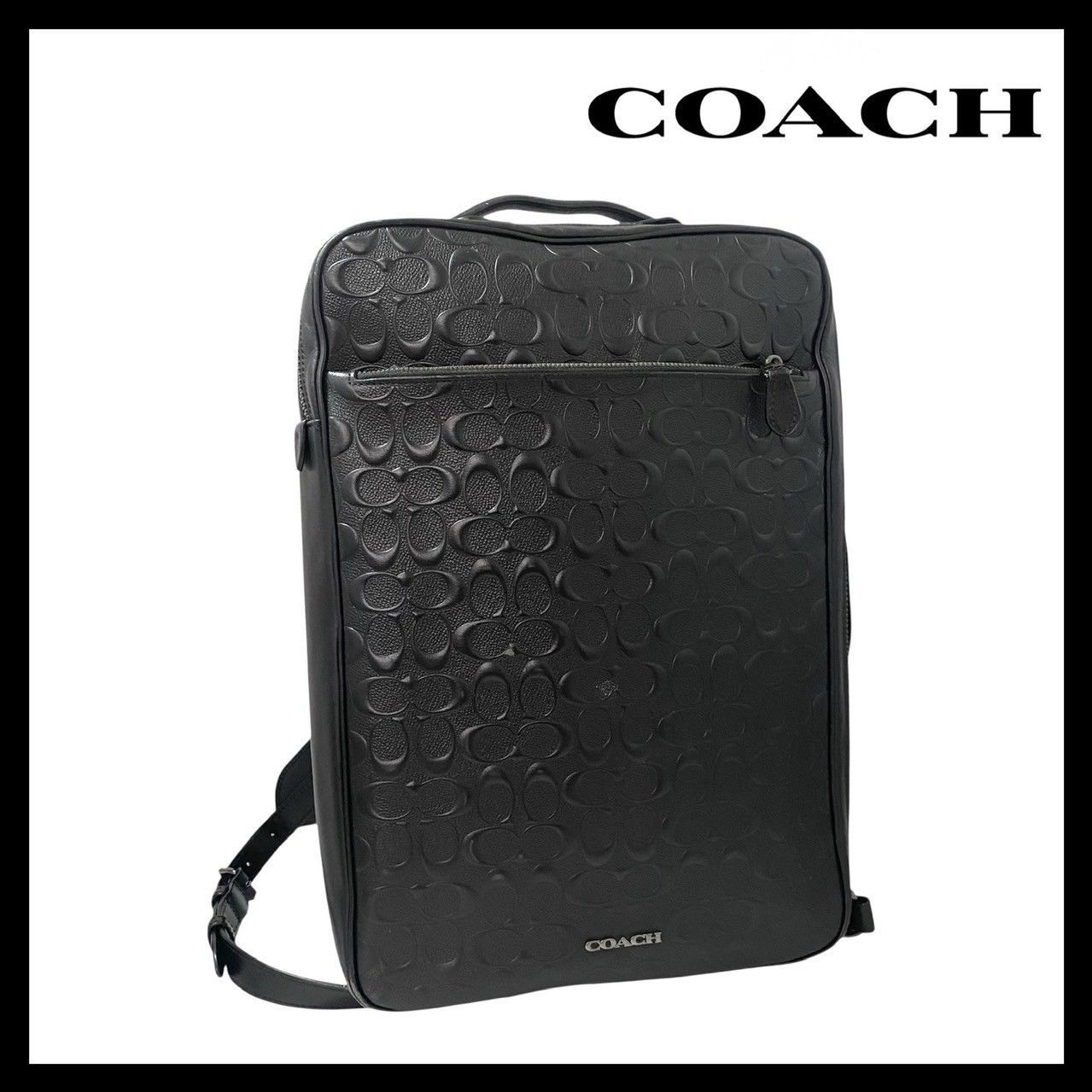 U【COACH】グラハム コンバーチブル バックパック シグネチャー C9584