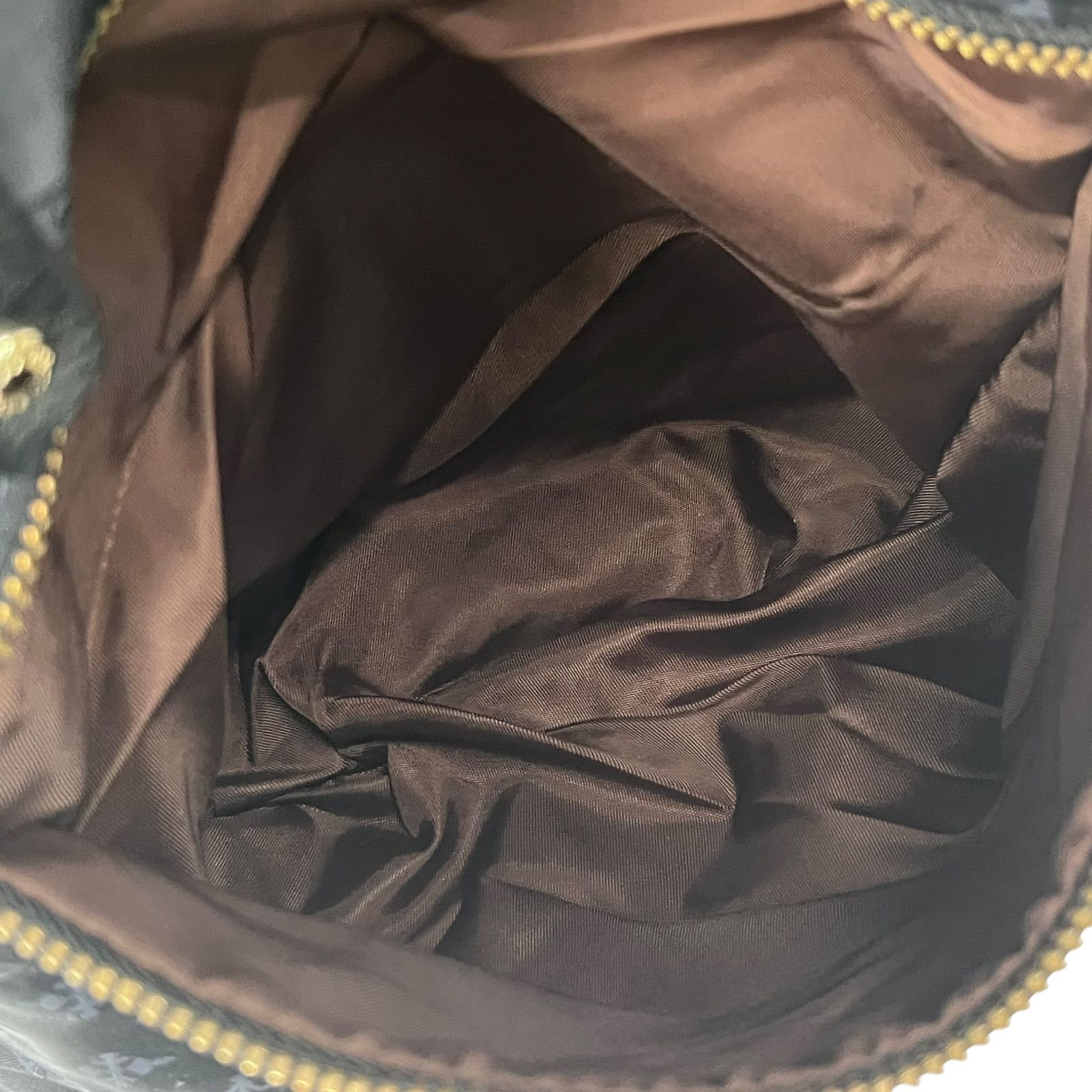 極美品】russet ラシット ナイロン レザー トートバッグ ダーク