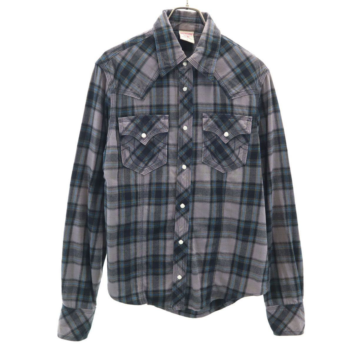 トゥルーレリジョン　チェックシャツ トゥルーレリジョン True Religion チェック柄長袖シャツ