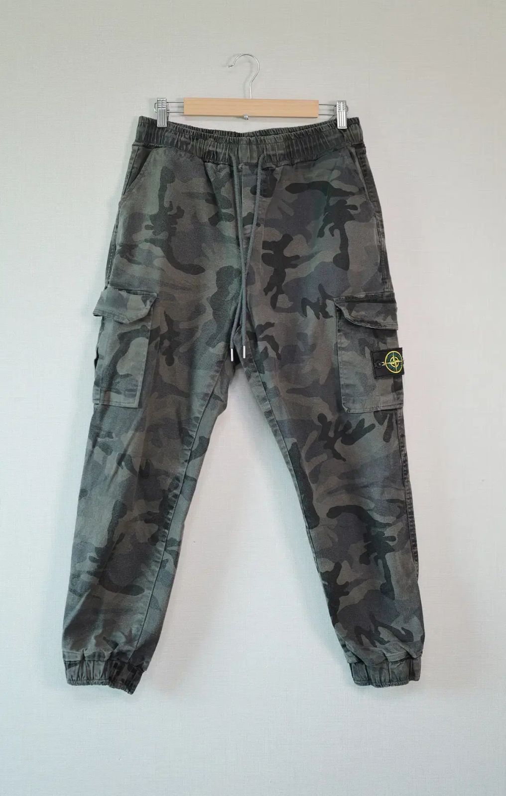 STONE ISLAND ストーンアイランド カモフラ ジョガーパンツ ゴム カーゴ 30 35 インチ