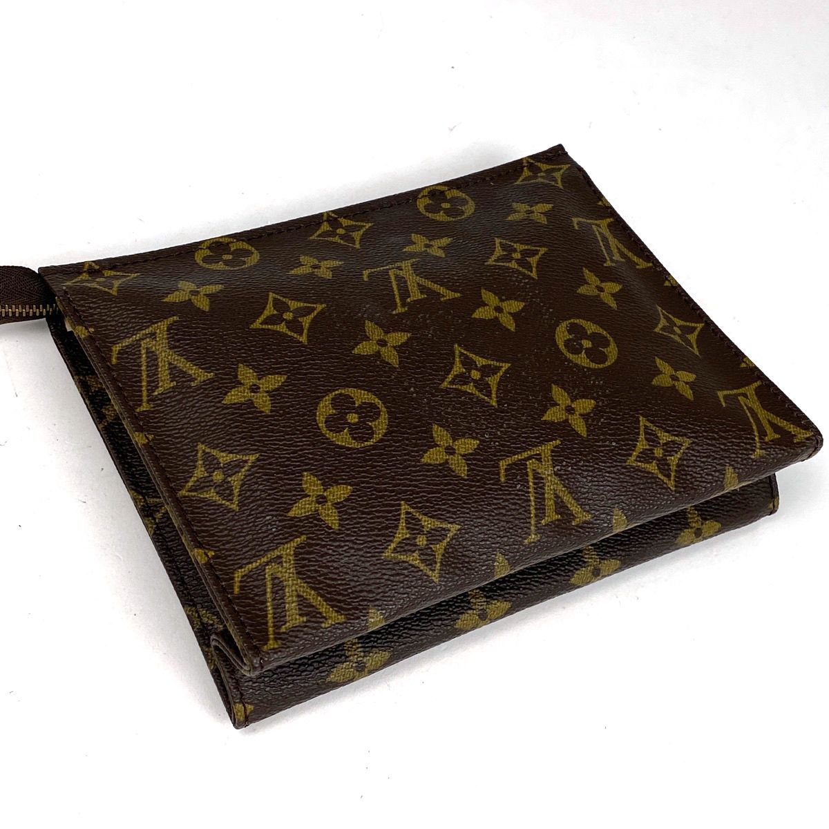 ルイ ヴィトン Louis Vuitton ポッシュ トワレット 19 小物入れ メイク コスメ 化粧ポーチ モノグラム ブラウン M47544 レディース