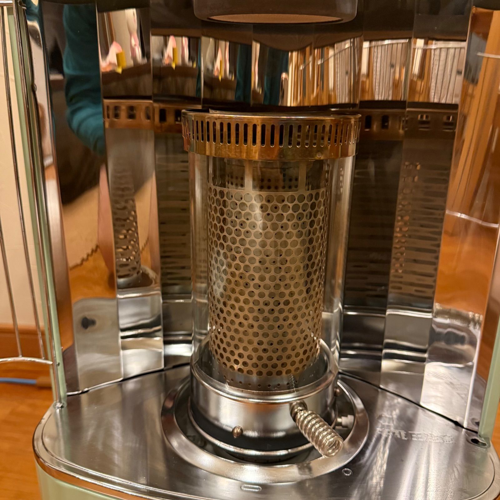 石油ストーブ グリーン