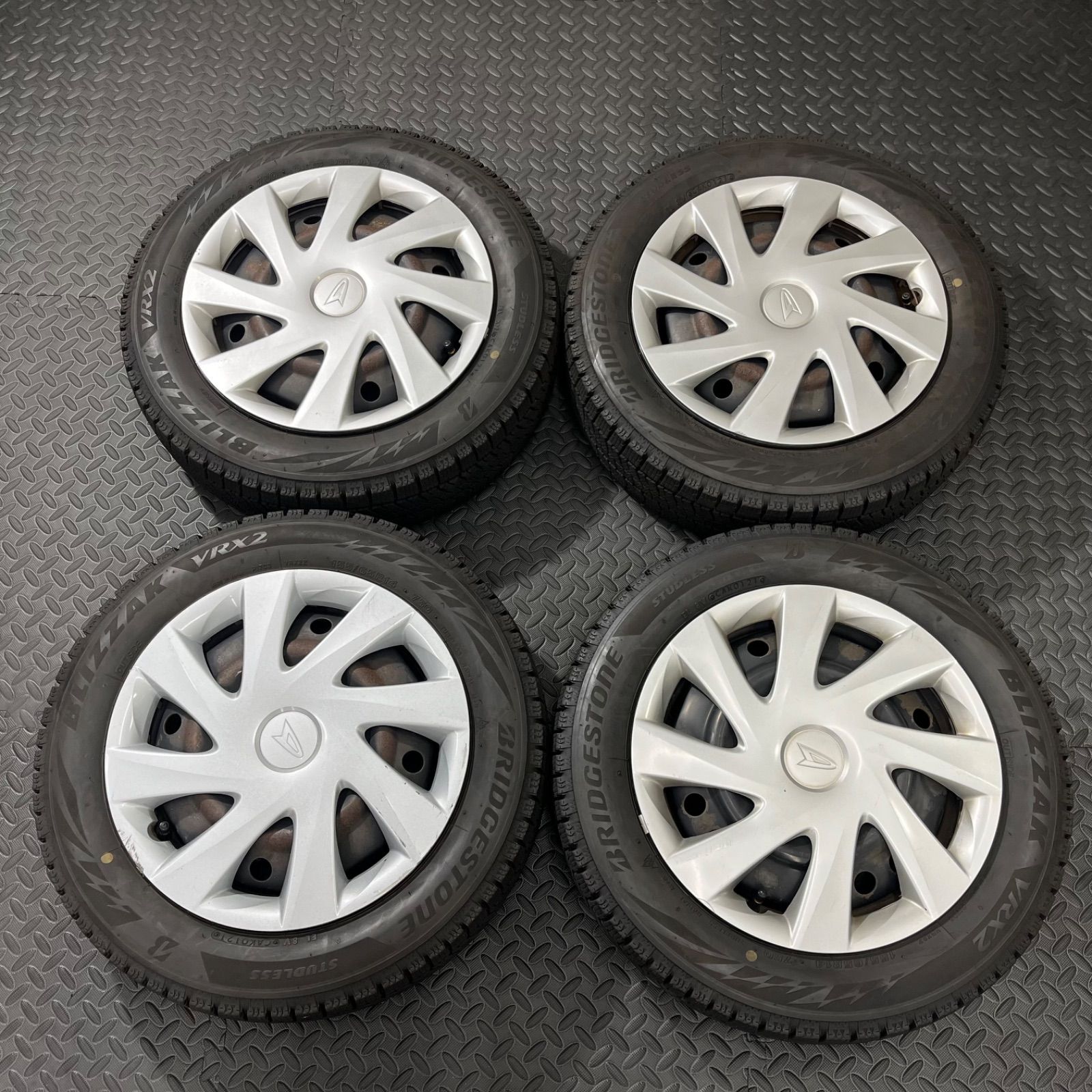 21年製 155 65R14 ブリヂストン ブリザックVRX2 ダイハツ タント ムーヴ コンテ ミラ スタッドレスタイヤ