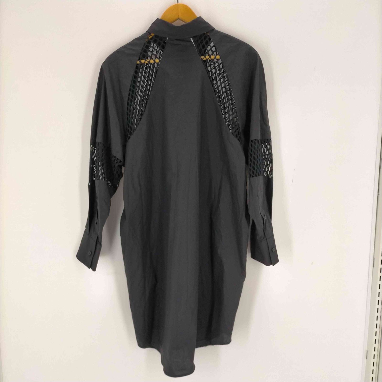 MSGM(エムエスジーエム) MESH MIX LONG BLOUSE レディース  36 中古 古着 0424 エムエスジーエム MSGM MESH MIX LONG BLOUSE レディース 36