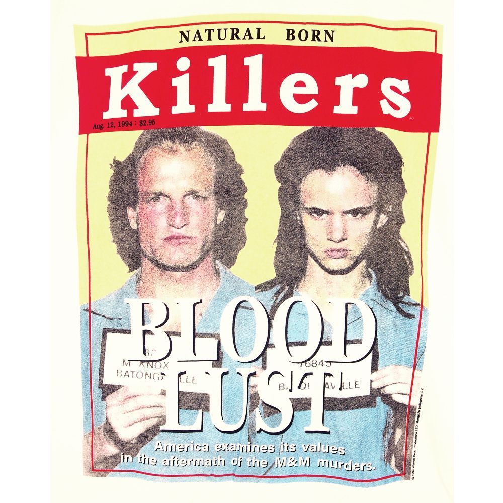 155 ナチュラルボーンキラーズ 1994年 ムービー Tシャツ USA製 ホワイト Lサイズ Natural Born Killers 映画T  タランティーノ アメリカ製 美品 Nine Inch Nails メンズ レディース フォトプリント レア 稀少 - メルカリ