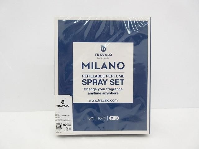 未使用 未開封 香水 トラヴァーロ TRAVALO MILANO SPRAY SET