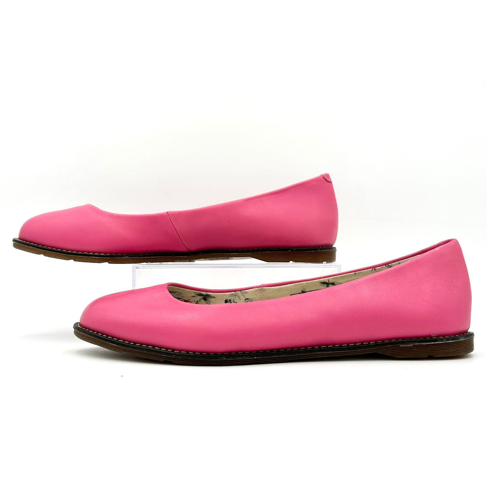 【入荷極小！新作】★新品級★ドクターマーチン MARIE フラットシューズ ピンク 1426T 高齢者向け