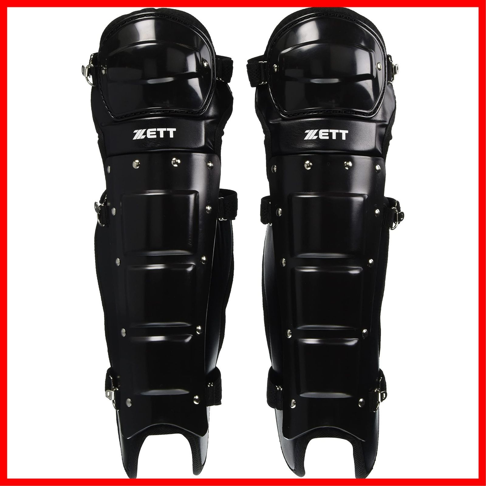 審判用 野球 レガース ブラック 1900 BLL113A ゼット ZETT ブラック 1900 -