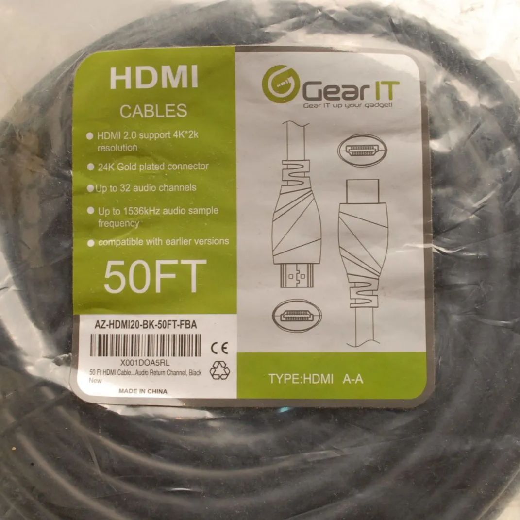 【HDMI】Gear IT HDMIケーブル50FT　TYPE:HDMI A-A