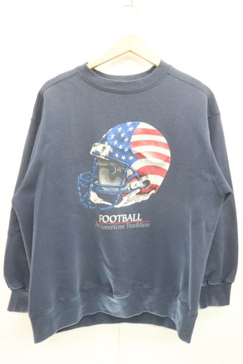 【中古】 FRUIT OF THE LOOM メンズスウェット L スウェット FRUIT OF THE LOOM L 紺 ネイビー