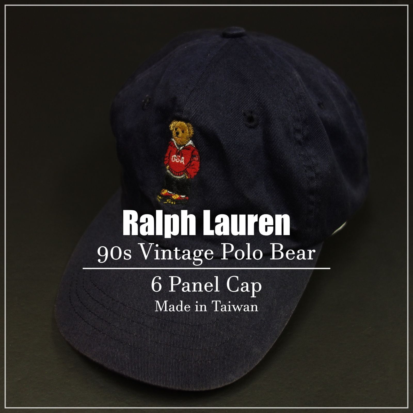 90s Vintage USアイテム☆Ralph Lauren ラルフローレン 6パネル