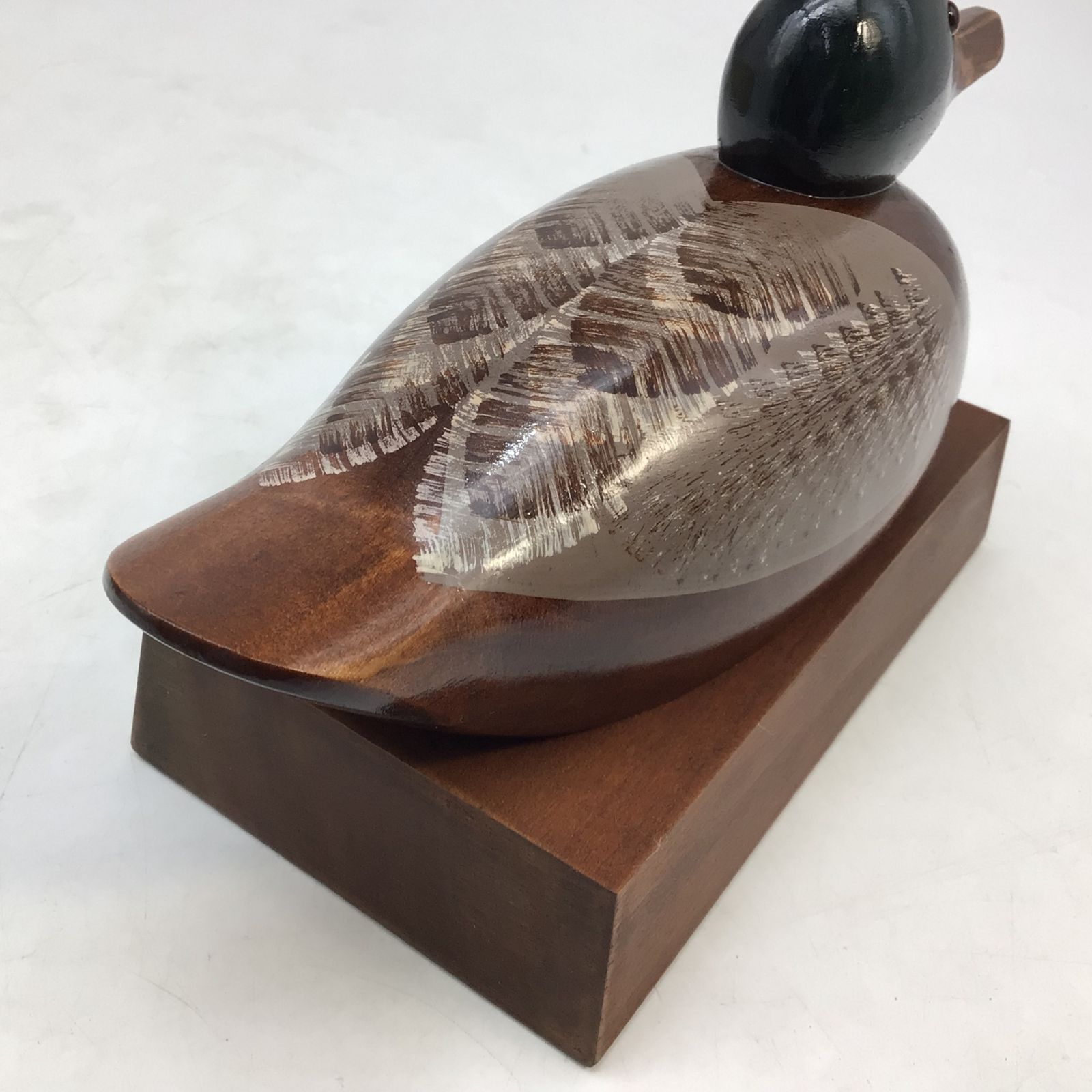 TSUBOGEN 坪源 鴨　カモ　木製オブジェ TSUBOGEN 坪源 鴨 カモ 木製オブジェ - メルカリ