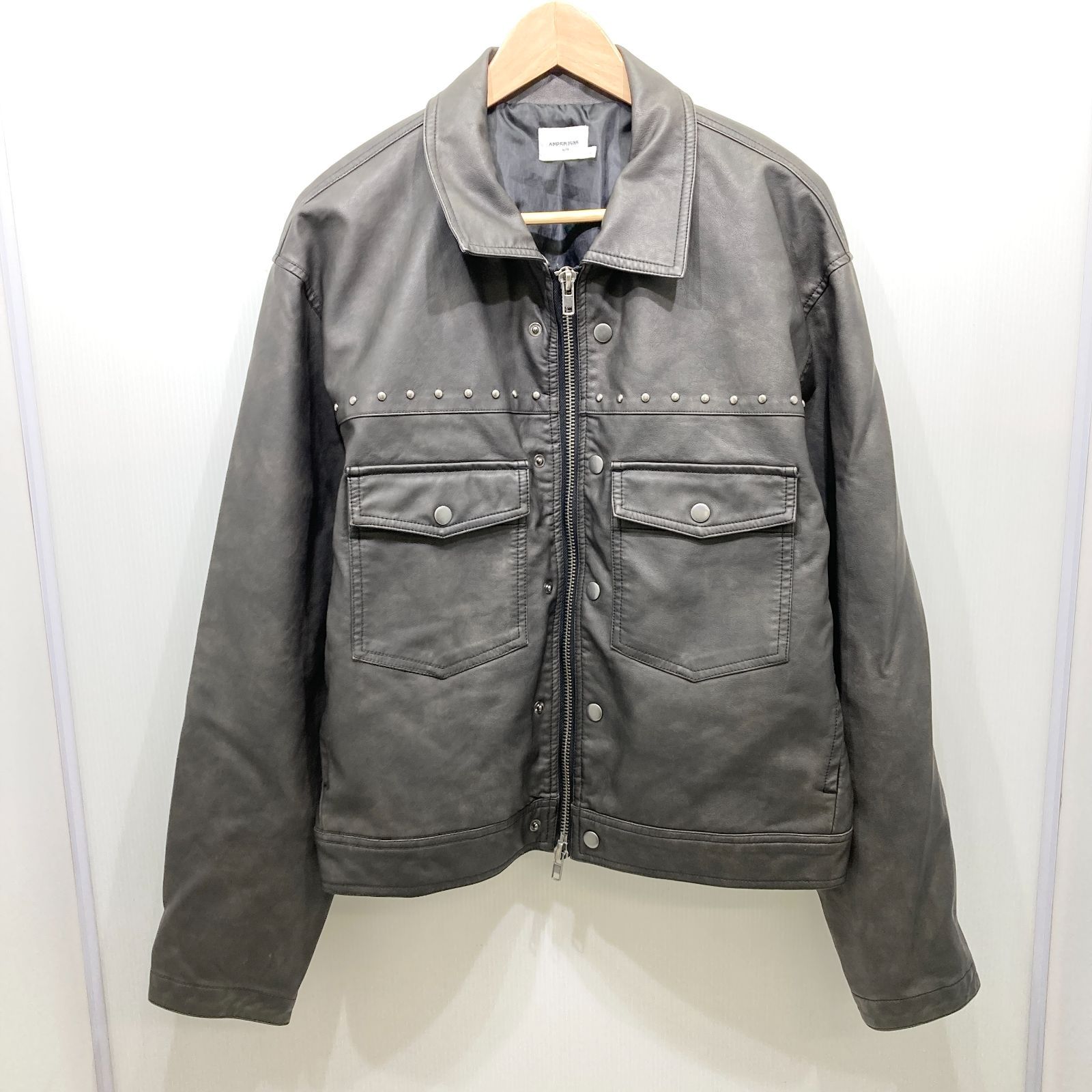 ANDER HUNK byFTW アンダーハンク フェイクレザージャケット 