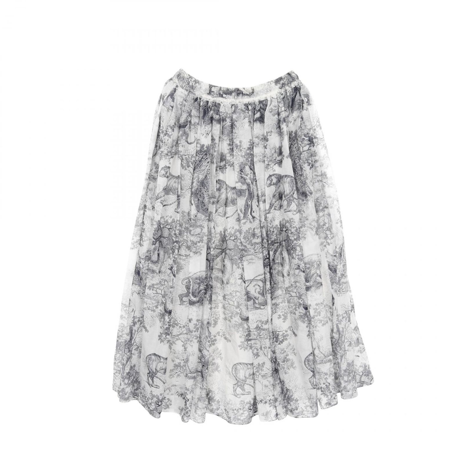 ディオール Dior スカート トワル ドゥ ジュイ フ 121J15A3802 コットン スカート レディース Used A