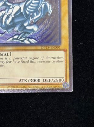 遊戯王 英語 北米版 青艶 青眼の白龍 OTS28 レリーフ