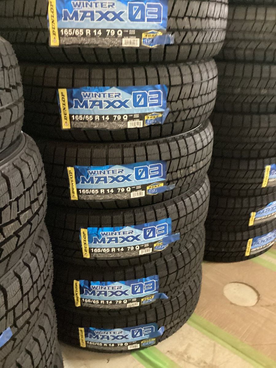 送料無料】スタッドレスタイヤ ダンロップ ウィンターマックス03 165/65R14 4本 タンク・ルーミー・デリカD:2・ソリオ他 - メルカリ