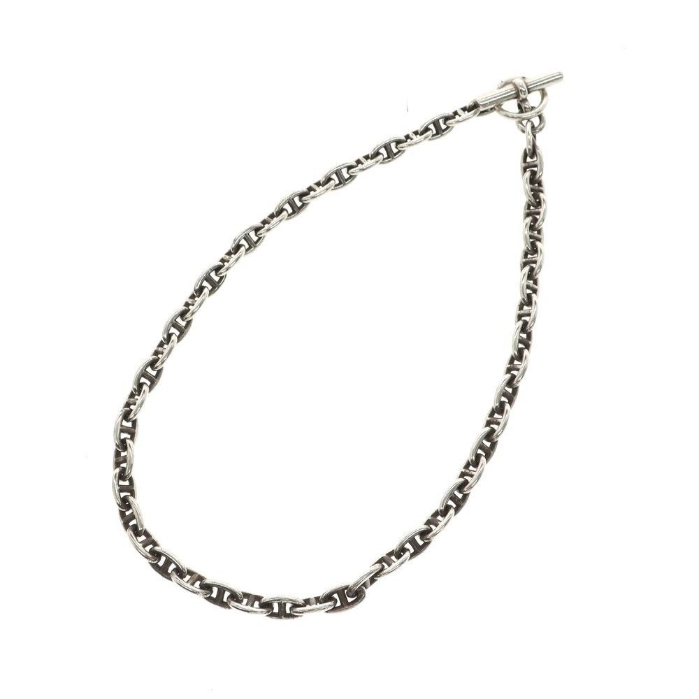 【中古】エルメス HERMES シェーヌダンクルPM ネックレス シルバー【メンズ】 中古】エルメス HERMES シェーヌダンクルPM ネックレス シルバー
